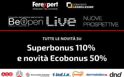 Be open Live | Superbonus 110% ed Ecobonus 50%