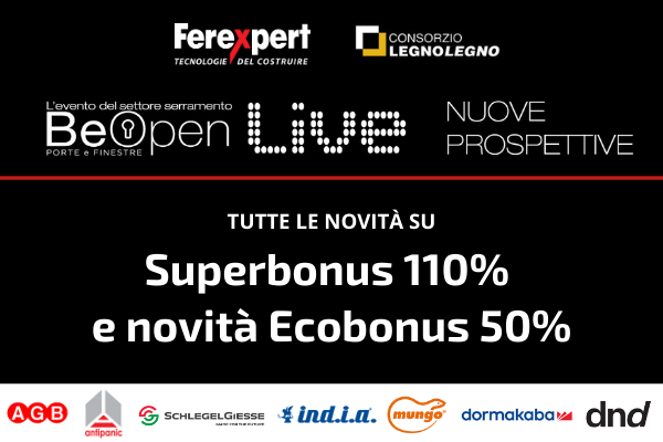 Be open Live | Superbonus 110% ed Ecobonus 50%