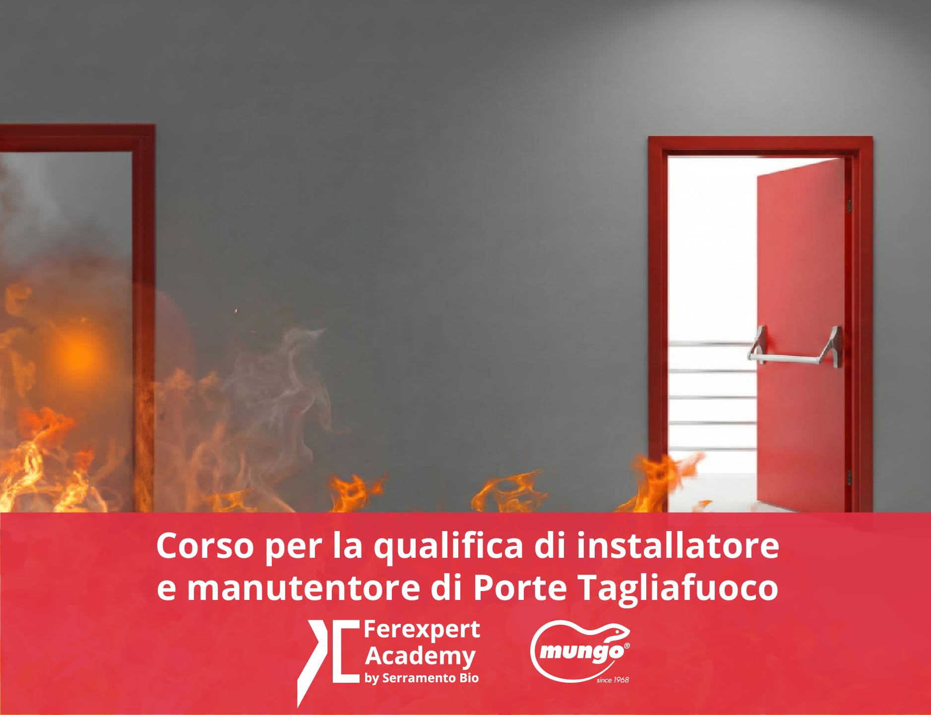 Corso per la qualifica di installatore e manutentore di porte tagliafuoco