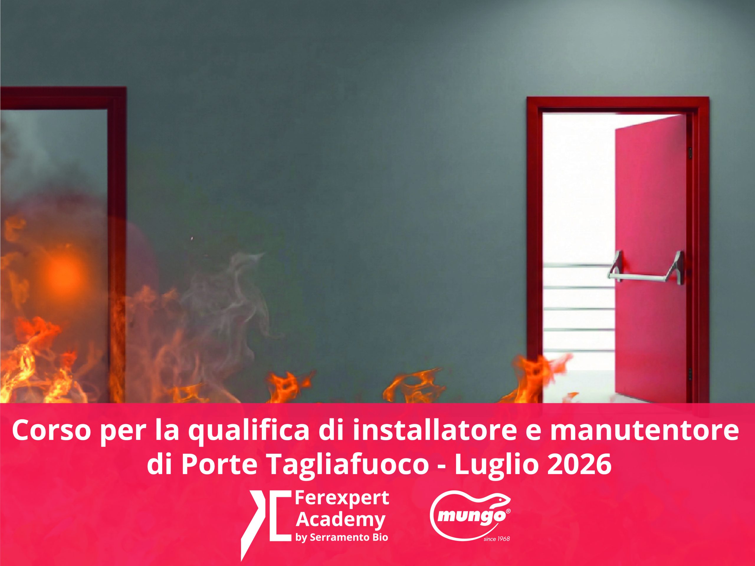 Corso per la qualifica di installatore e manutentore di porte tagliafuoco – Luglio 2026