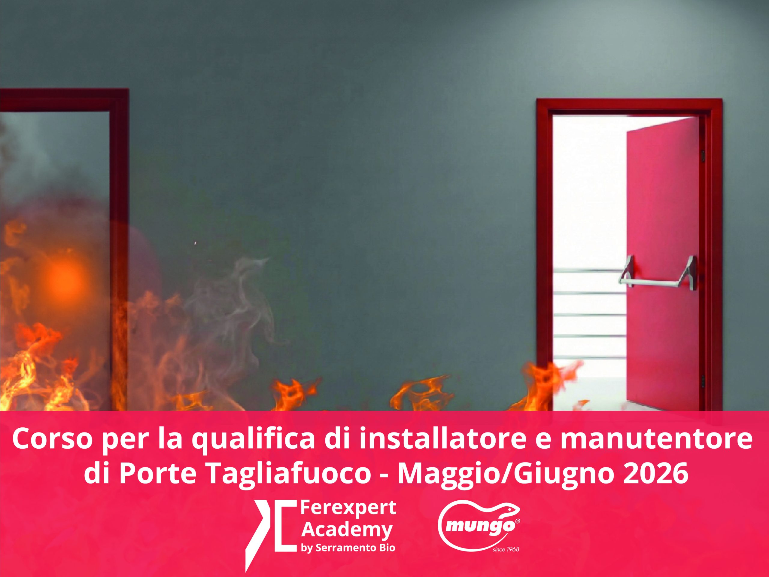 Corso per la qualifica di installatore e manutentore di porte tagliafuoco – Maggio/Giugno 2026