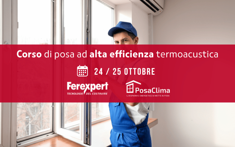 Corso di posa ad alta efficienza termoacustica