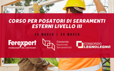 Corso per posatori di serramenti esterni livello III